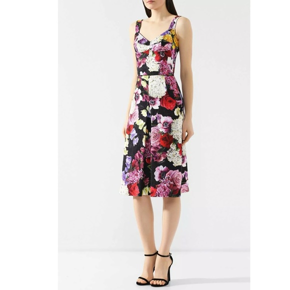 DOLCE & GABBANA Floral BROCADE Bustier Dress 44/6 - Picture 6 of 13